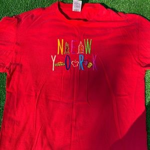 Vintage New York embroidered shirt